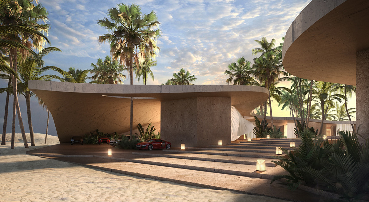 A Sand-Dune Inspired Hotel in Kuwait by Jasper Architects